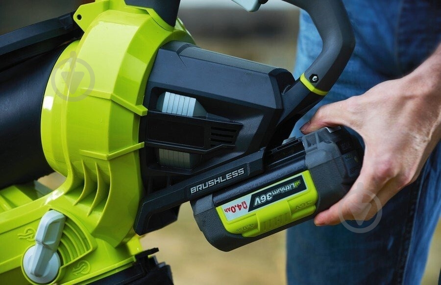 Воздуходув RYOBI ONE+ аккумуляторный MAX POWER 36В RBV36B без АКБ і ЗП - фото 6
