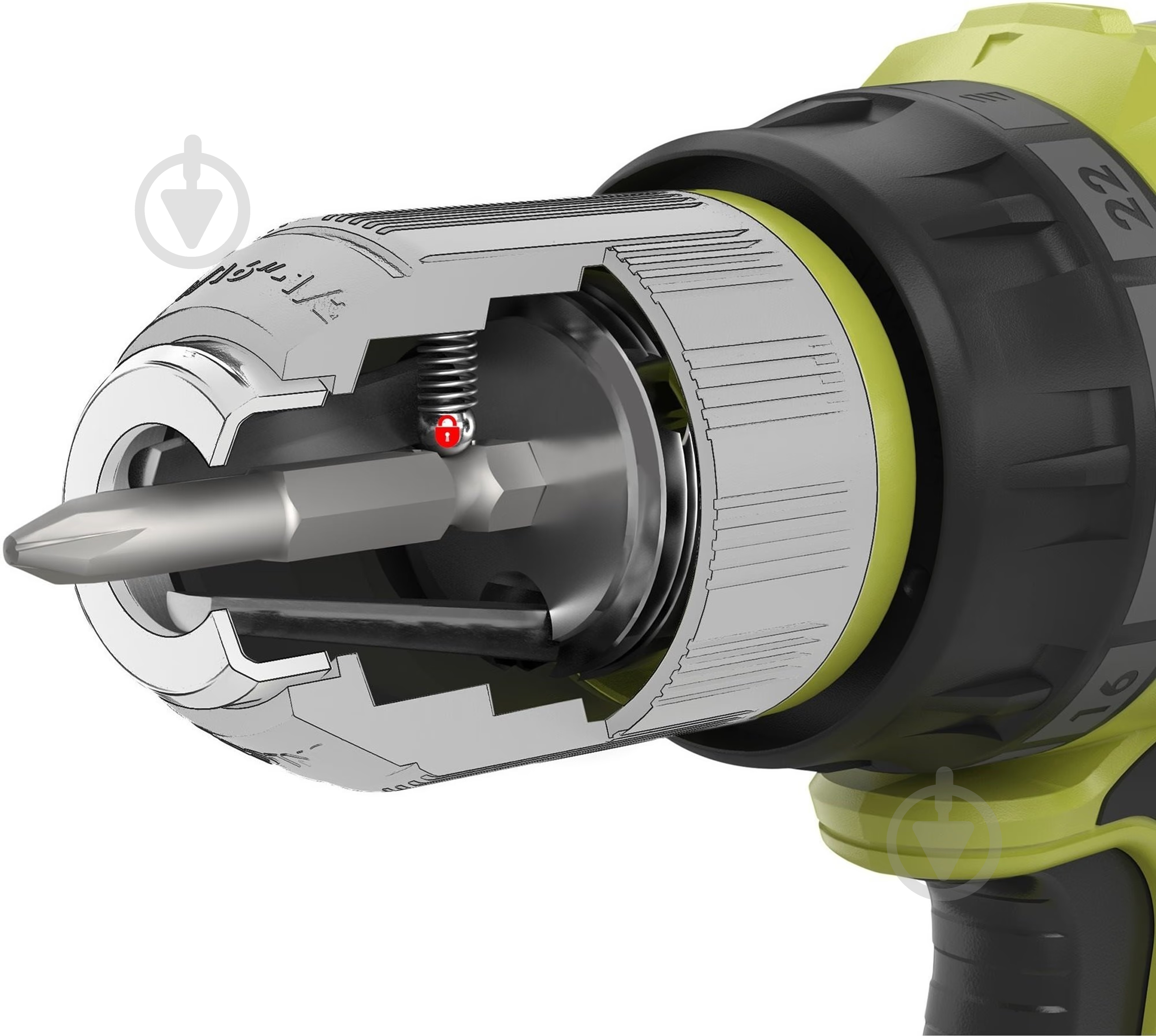 Набор инструментов RYOBI 18,0V RCK183A-242S - фото 15