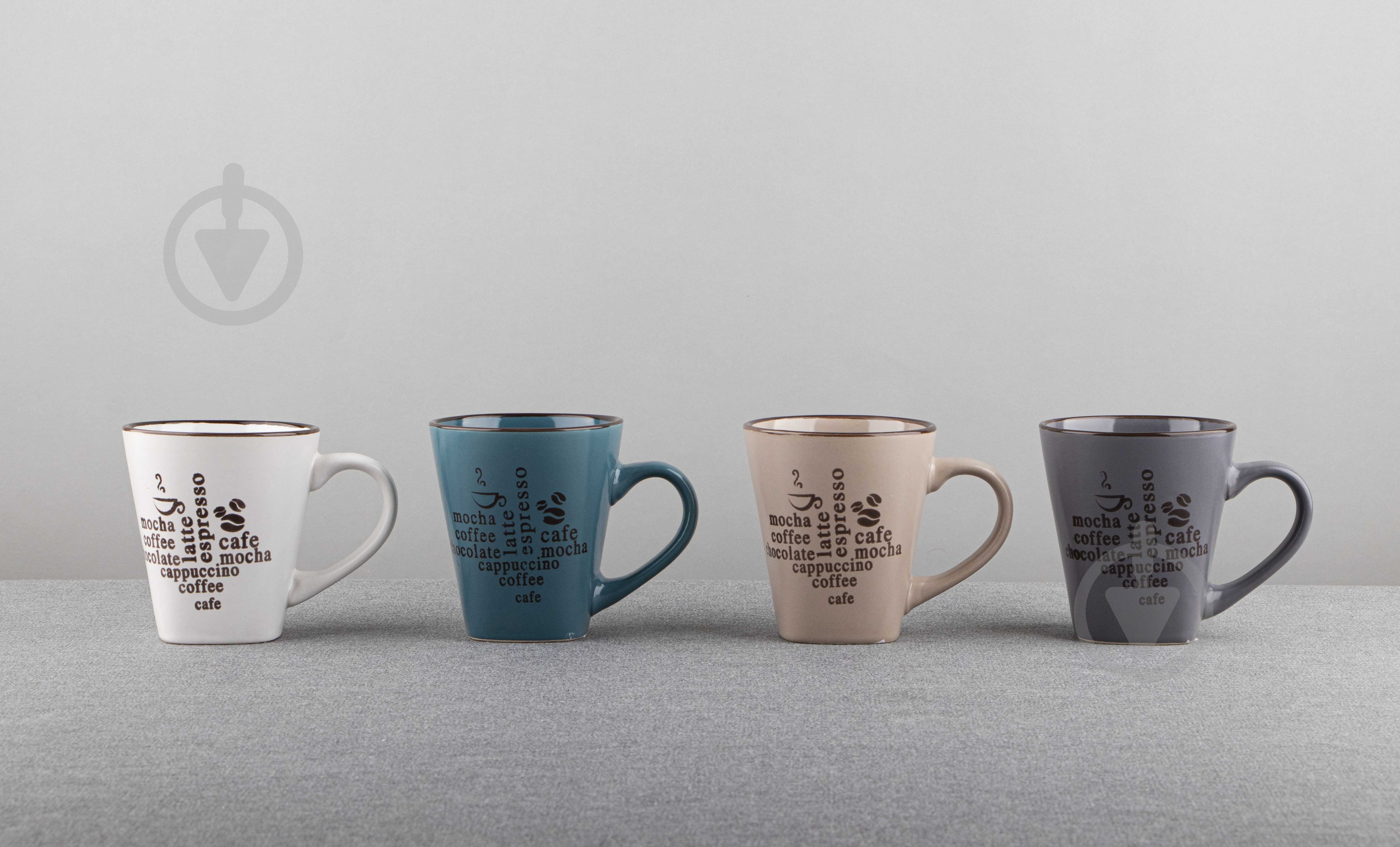 Чашка Vittora VT-C-613200 4 цвета 200 мл - фото 2