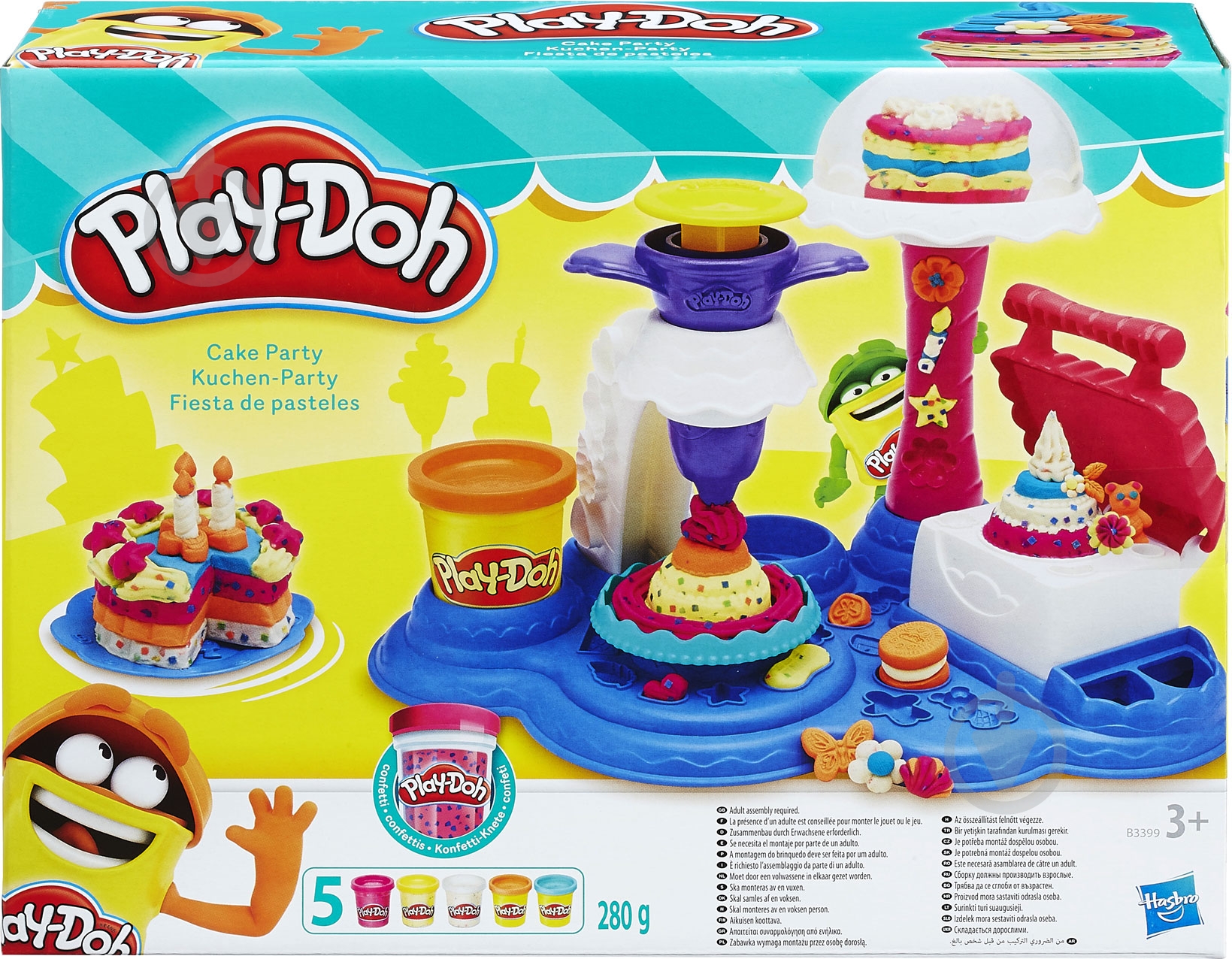 Набор для лепки Play-Doh Сладкая вечеринка B3399 - фото 2