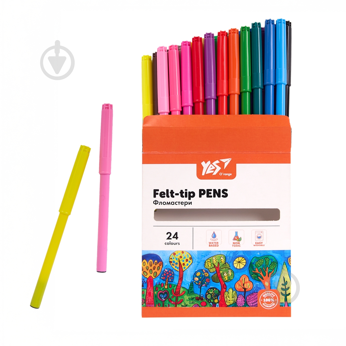 Набір фломастерів 24 кольори Orange Line YES - фото 5