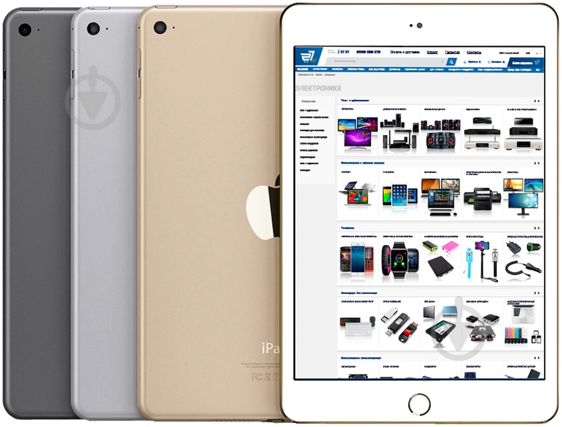 ᐉ Планшет Apple A1550 iPad mini 4 64GB 7.9