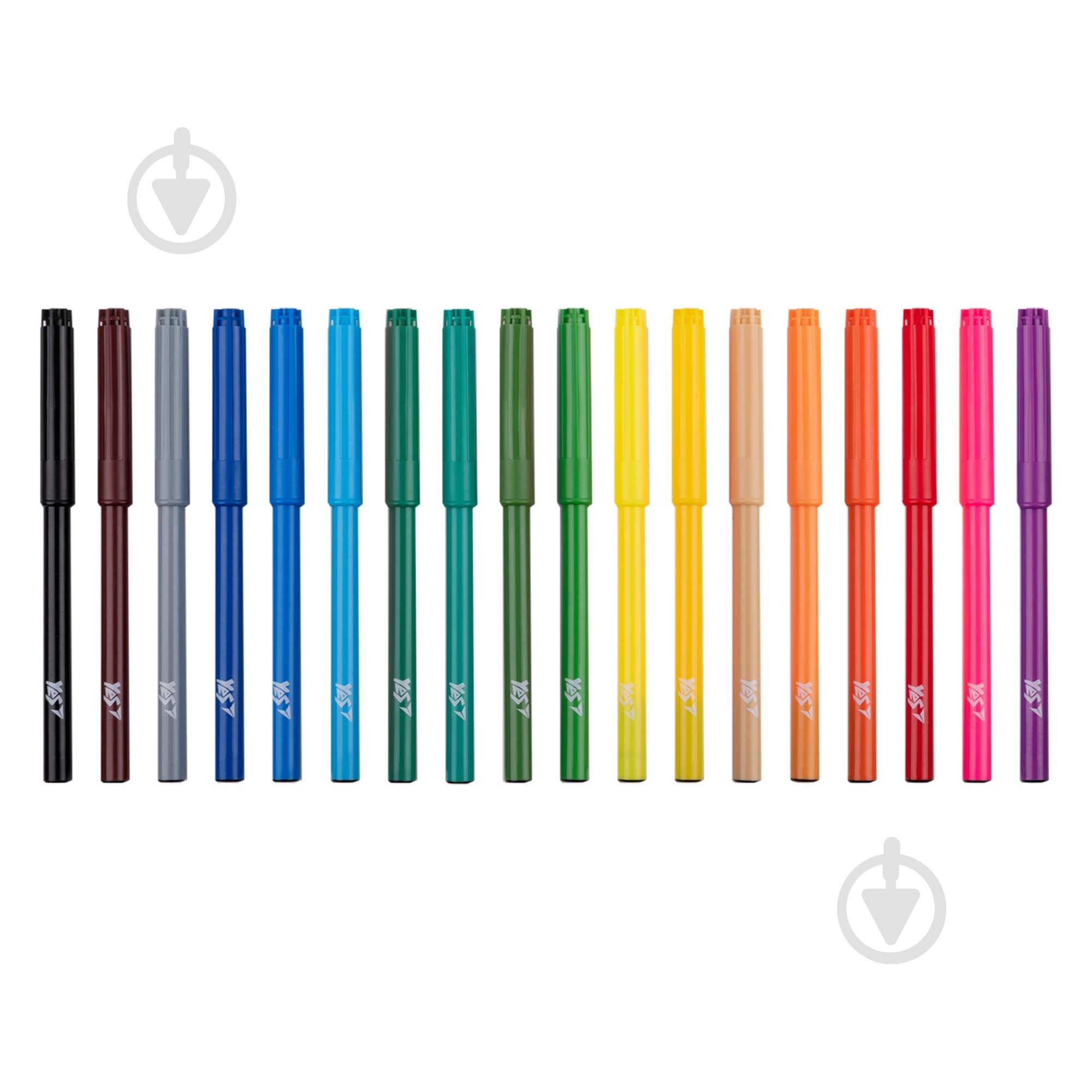 Набір фломастерів 18 кольорів Orange Line YES - фото 2 Набір фломастерів 18 кольорів Orange Line YES - фото 2