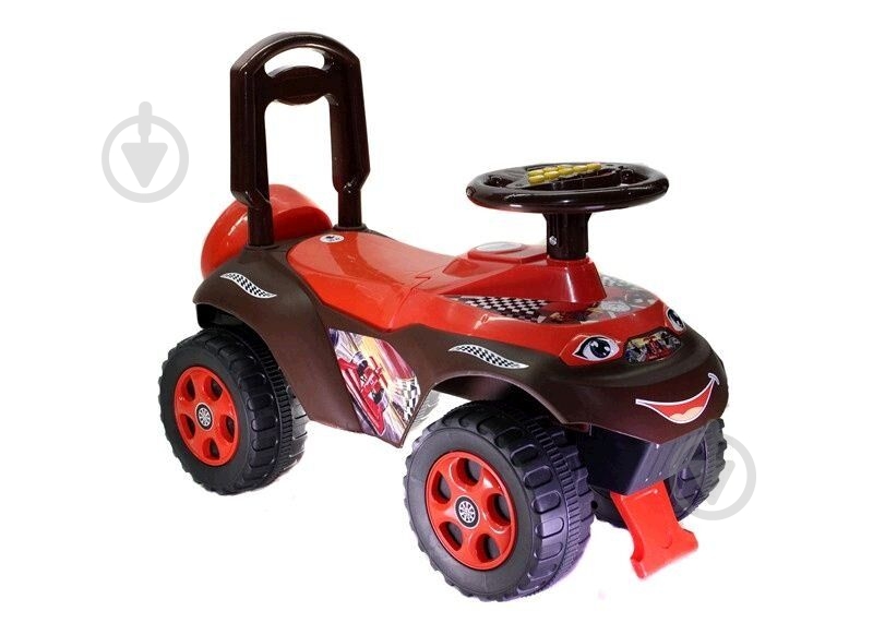 Машинка Doloni Toys красно-черная 0141/01 - фото 1