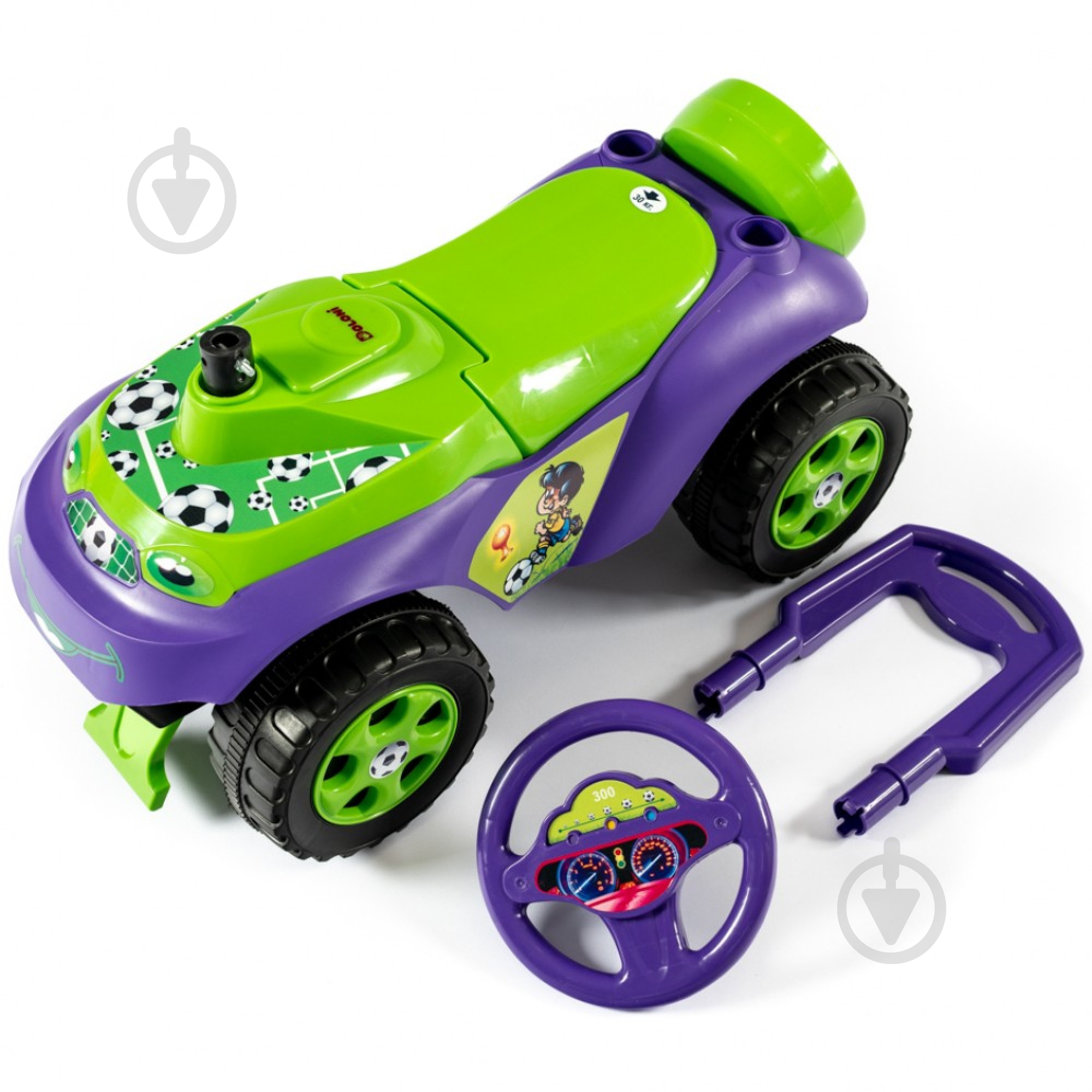 Машинка Doloni Toys сине-зеленая 0141/02 - фото 5 Машинка Doloni Toys сине-зеленая 0141/02 - фото 5