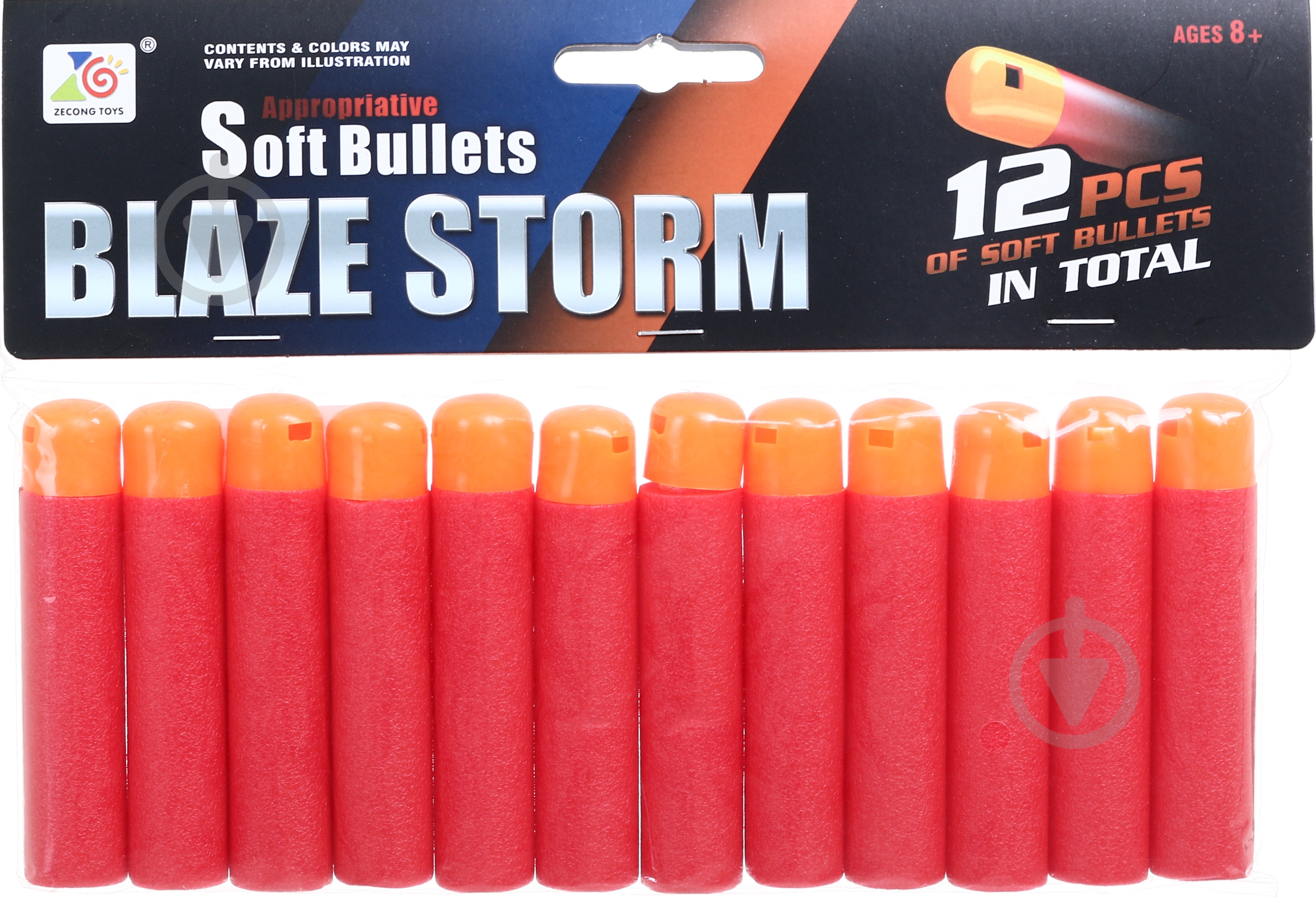 Набір м’яких куль Zecong Toys Blaze Storm 12 шт. ZC10 - фото 1