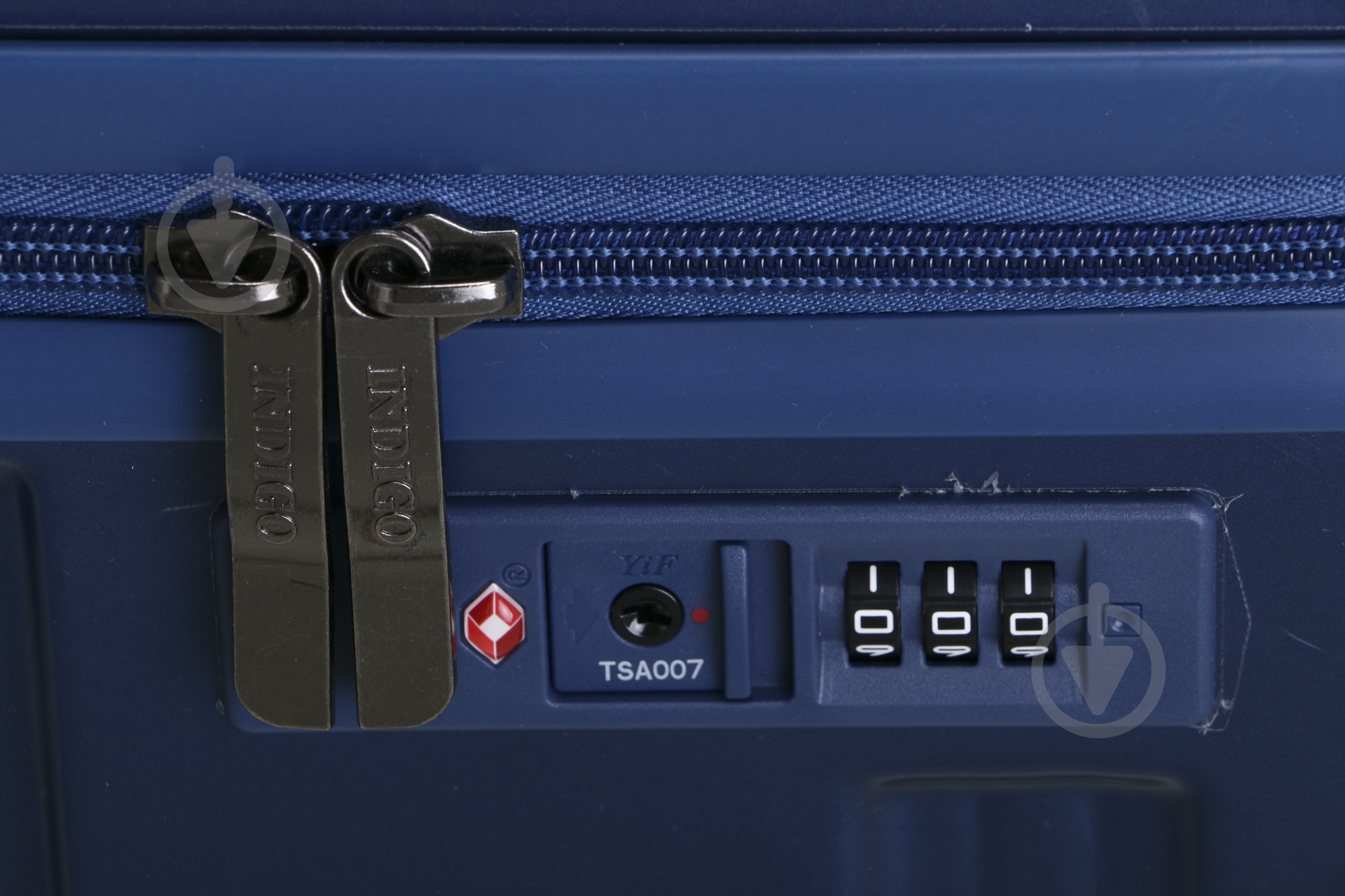 Чемодан Indigo 19115 60 л синий 60х43х26 см - фото 5