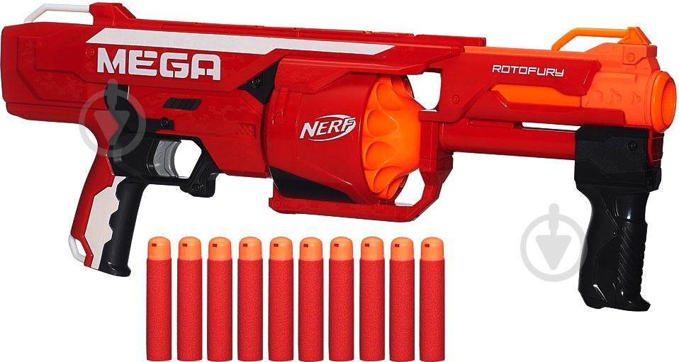 Бластер Nerf N-Strike Mega Series RotoFury B1269 - фото 1