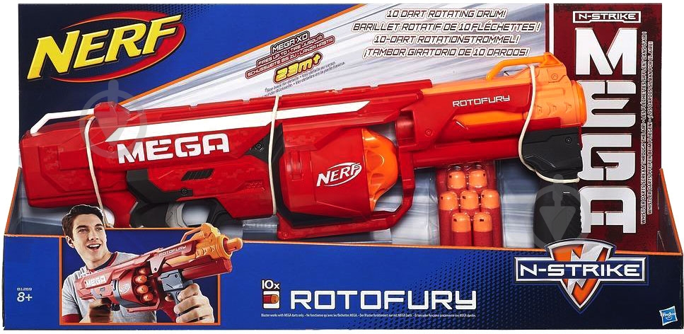 Бластер Nerf N-Strike Mega Series RotoFury B1269 - фото 3