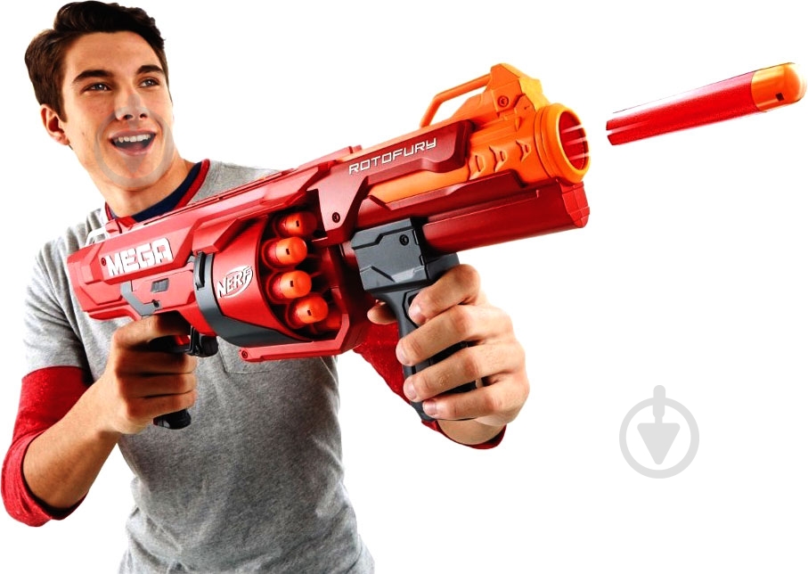 Бластер Nerf N-Strike Mega Series RotoFury B1269 - фото 2