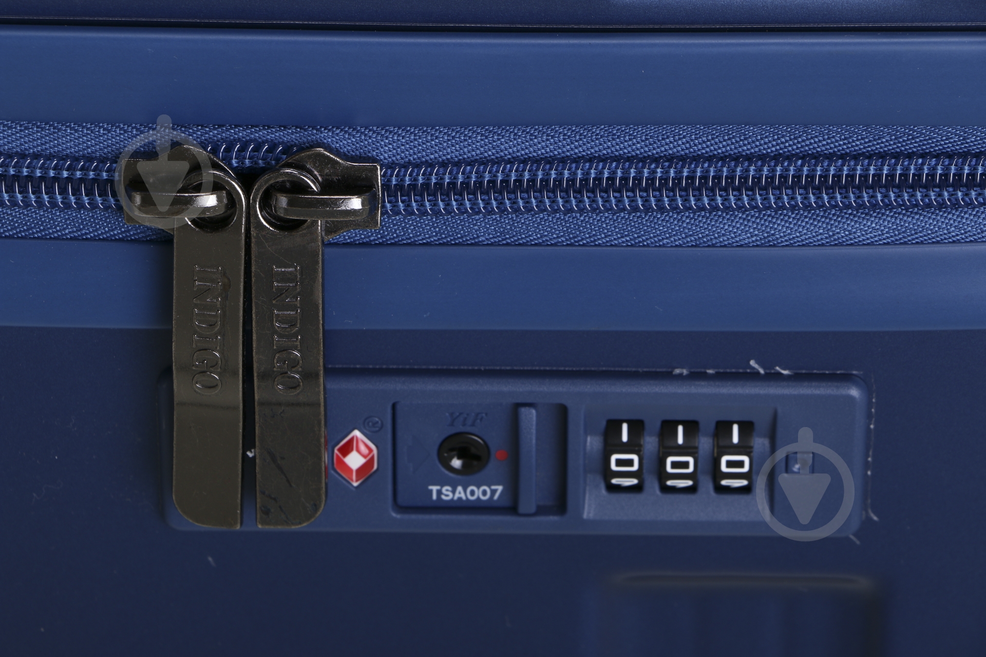 Чемодан Indigo 19115 108 л синий 69х49х28,5 см - фото 5