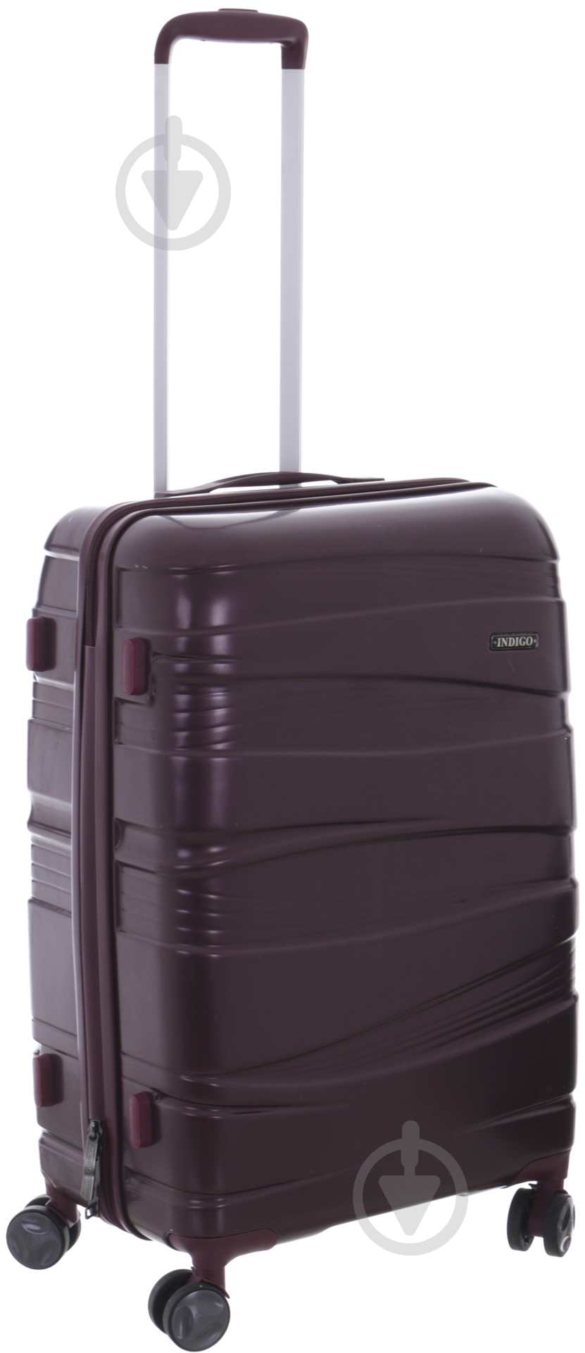 Чемодан Indigo 19115 40 л бордовый 48х37х21 см - фото 2