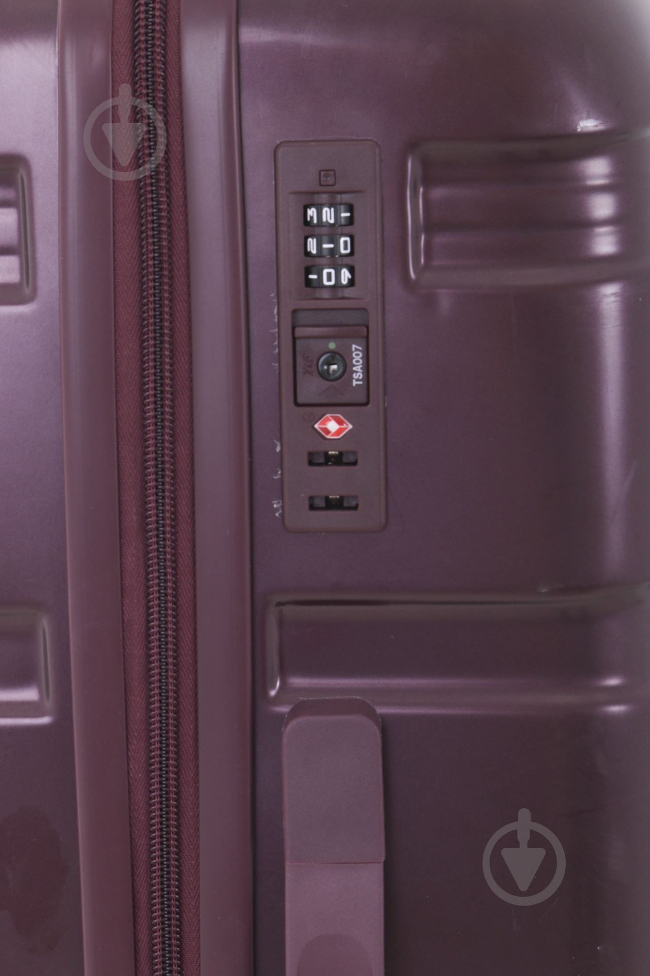 Чемодан Indigo 19115 60 л бордовый 59х43х25 см - фото 4