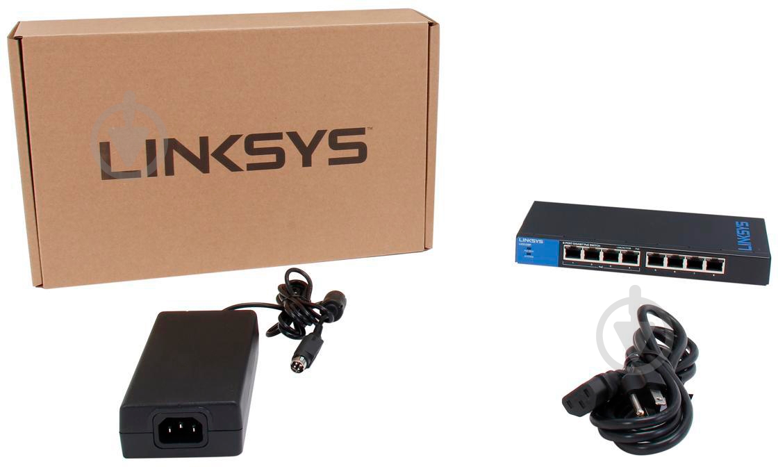 Коммутатор Linksys LGS108P-EU - фото 8