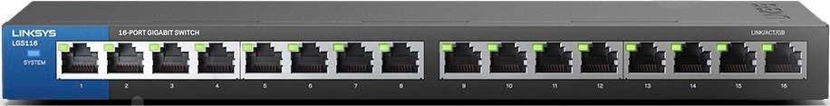 Комутатор Linksys LGS116-EU - фото 1