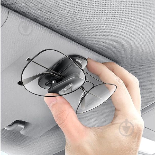 Держатель для очков Platinum Vehicle eyewear clip BASEUS черный - фото 6
