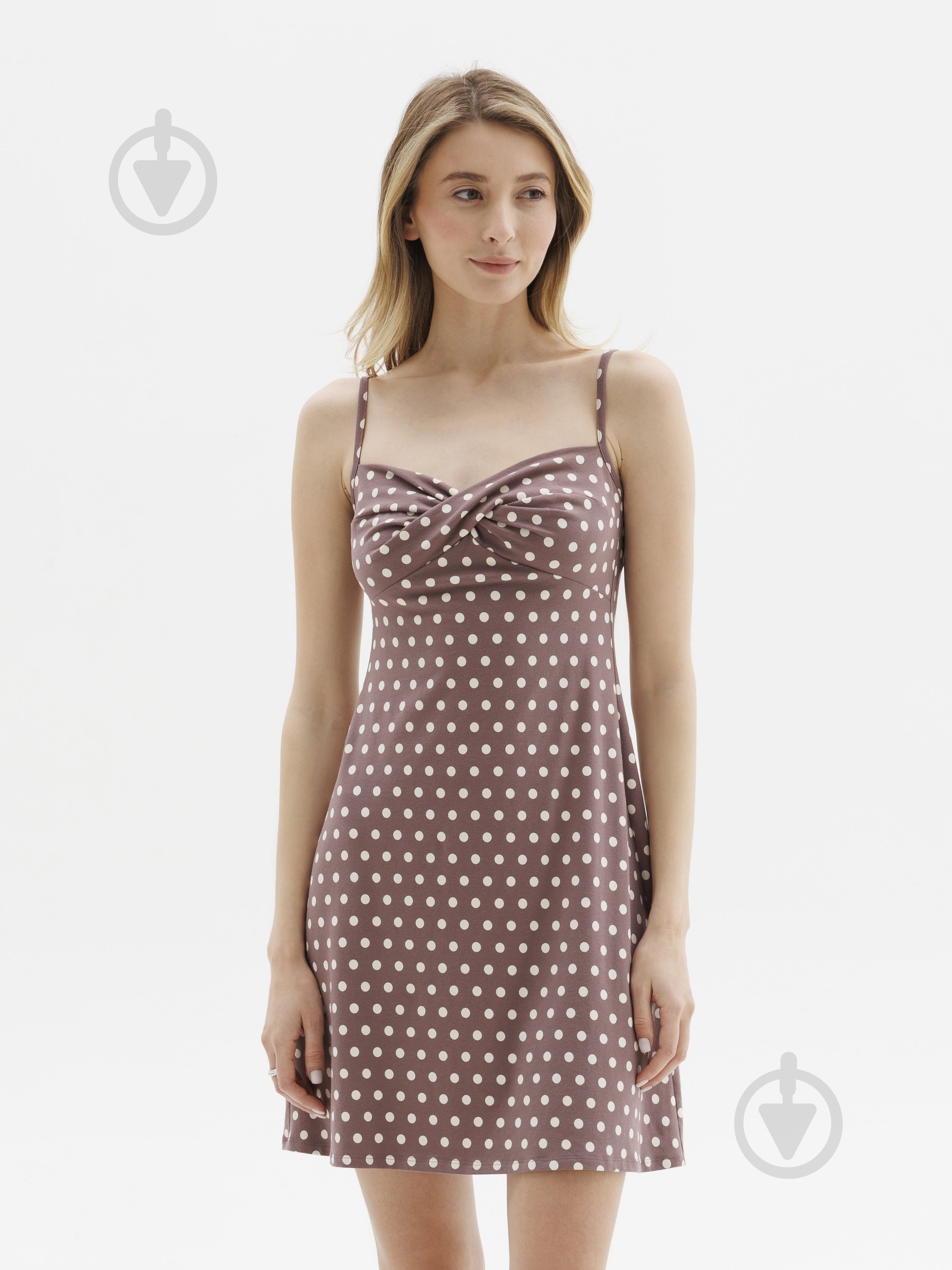 Ночная рубашка Roksana MIDNIGHT GRASE №1556/16327 р.M коричневый - фото 1