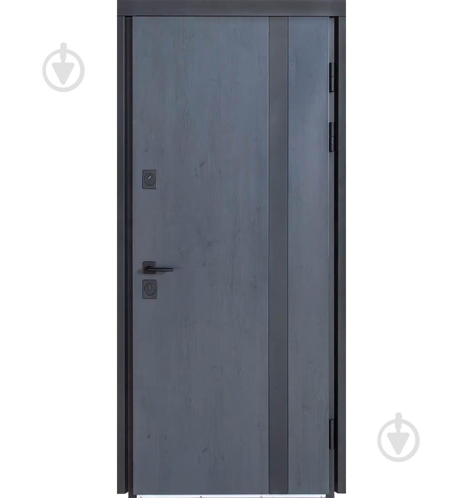 Двері вхідні Булат Термо Хаус 710 білий атласний 2050x950 мм ліві - фото 2