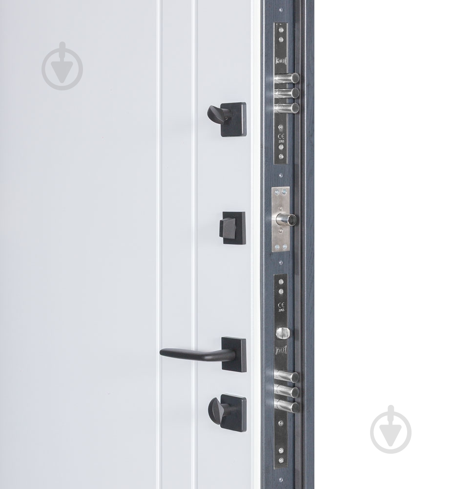 Двері вхідні Булат Термо Хаус 710 темний антрацит / білий атласний 2050x950 мм праві - фото 6 Двері вхідні Булат Термо Хаус 710 темний антрацит / білий атласний 2050x950 мм праві - фото 6