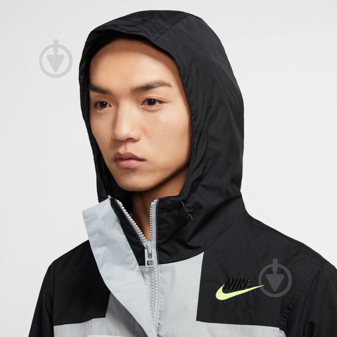 Вітрівка чоловіча демісезонна Nike M NSW NIKE AIR JKT WVN CJ4834-077 р.L сіра - фото 3
