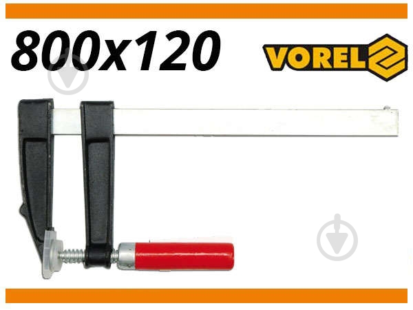Струбцина Vorel 120х800 мм 37800 - фото 2 Струбцина Vorel 120х800 мм 37800 - фото 2