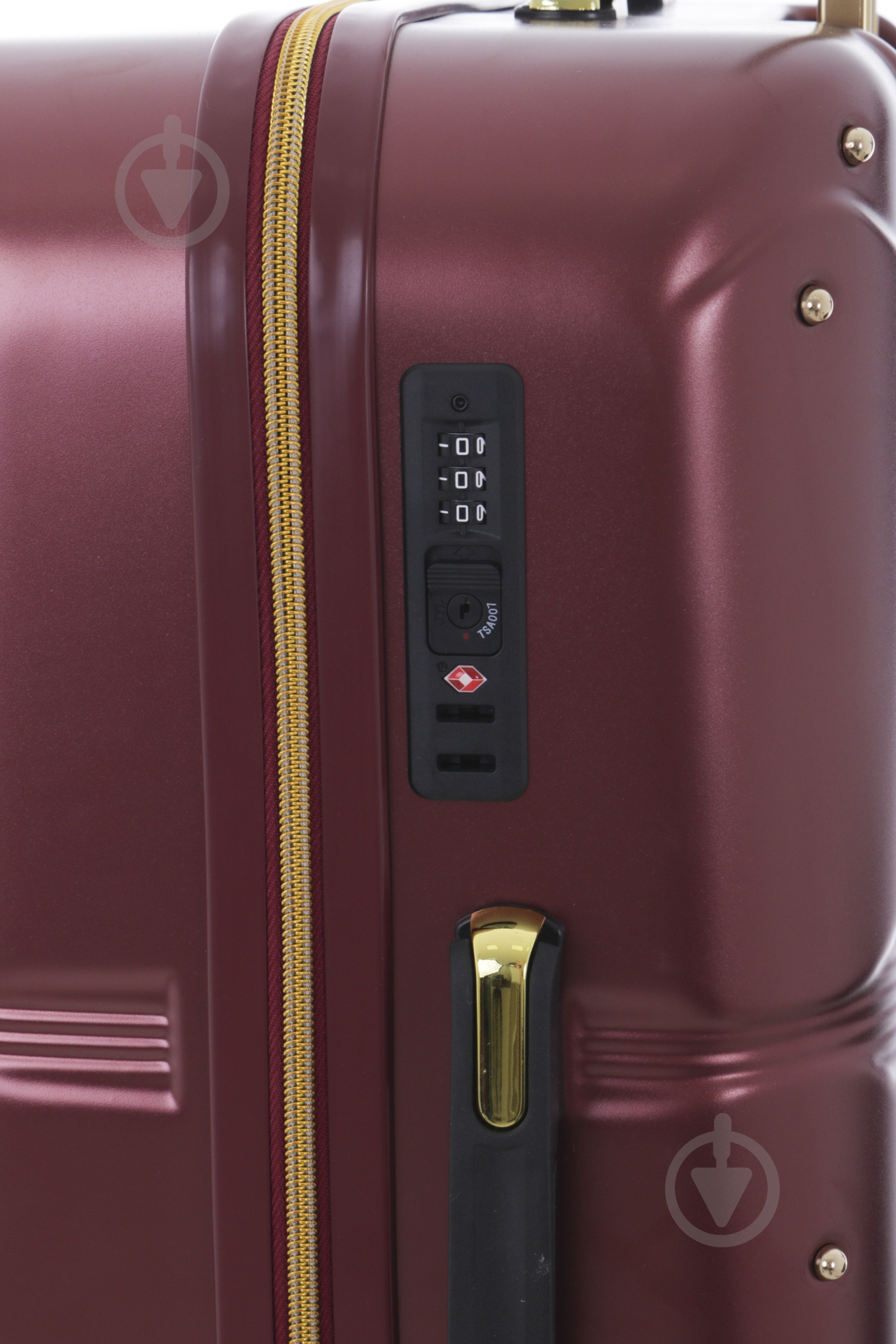Чемодан Indigo 19108 40 л красный 48х38х23 см - фото 4