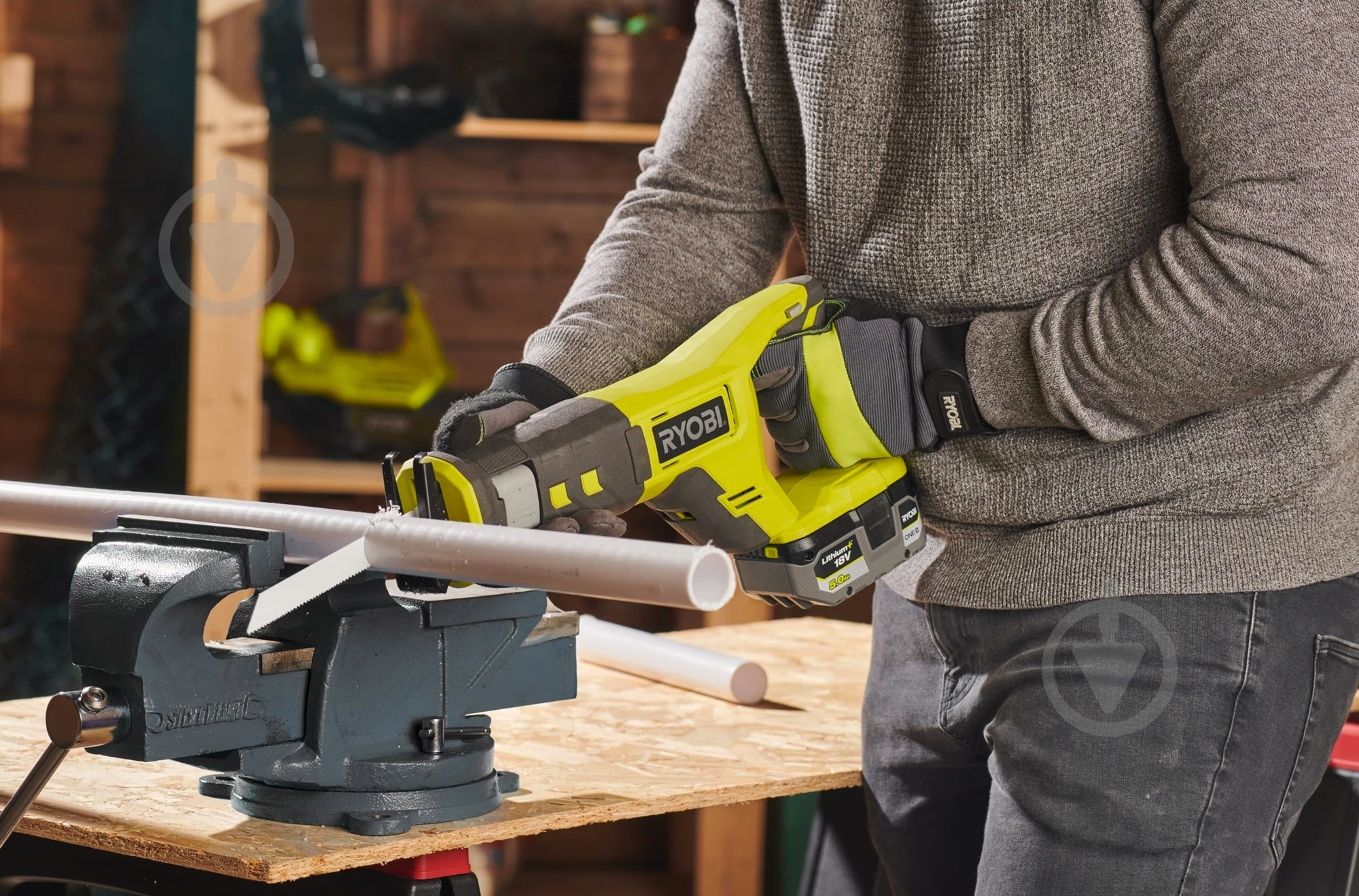 Пила сабельная RYOBI ONE+ RRS18-0 - фото 4 Пила сабельная RYOBI ONE+ RRS18-0 - фото 4