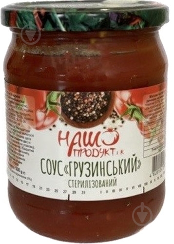 Соус Наш Продукт і К Грузинский 500 мл - фото 1 Соус Наш Продукт і К Грузинский 500 мл - фото 1