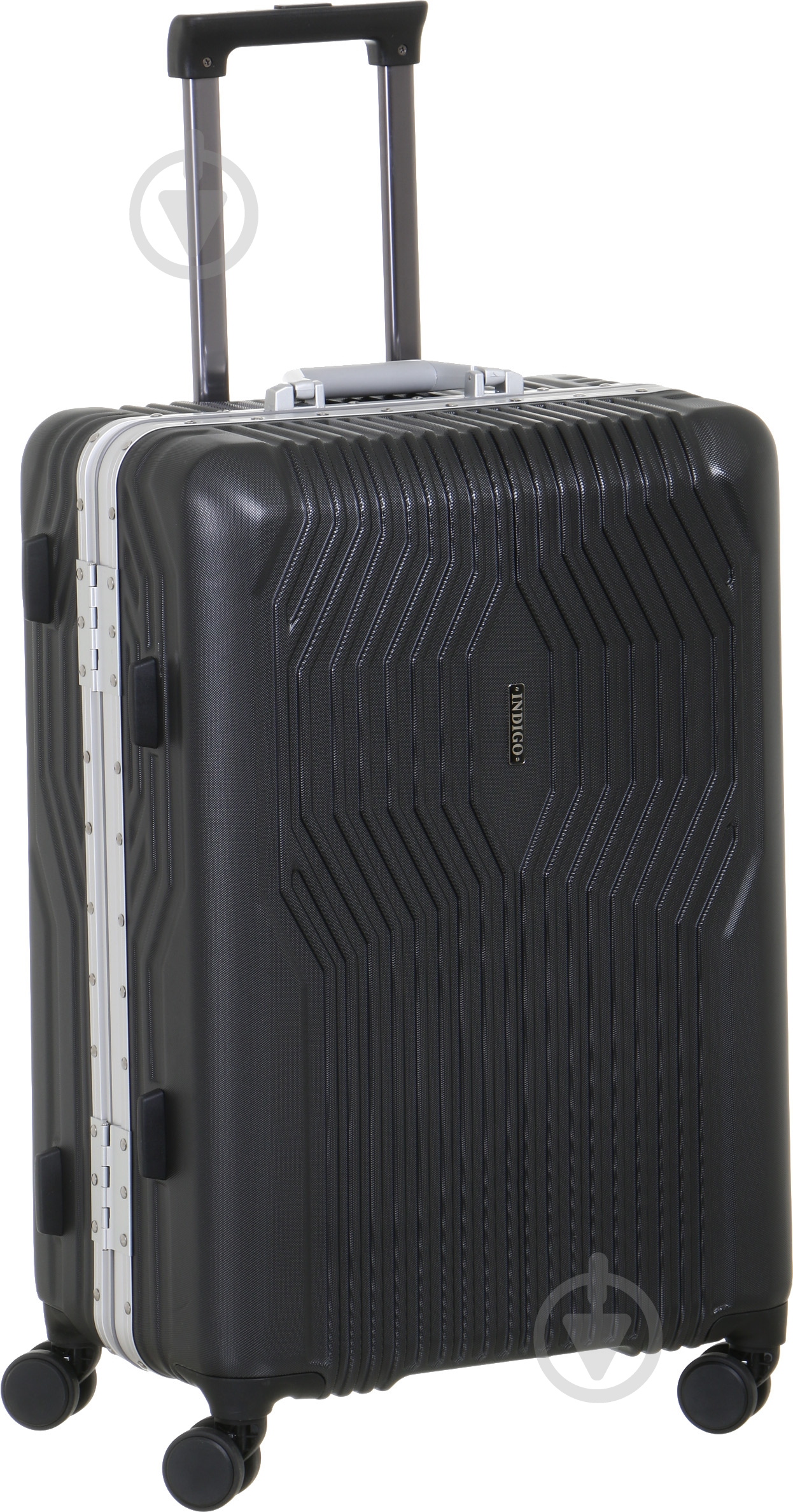 Чемодан Indigo HF19001 графит 49х34х22 см - фото 1 Чемодан Indigo HF19001 графит 49х34х22 см - фото 1