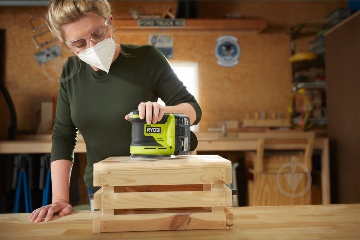 Шлифмашина эксцентриковая RYOBI ONE+ RROS18-0 - фото 4