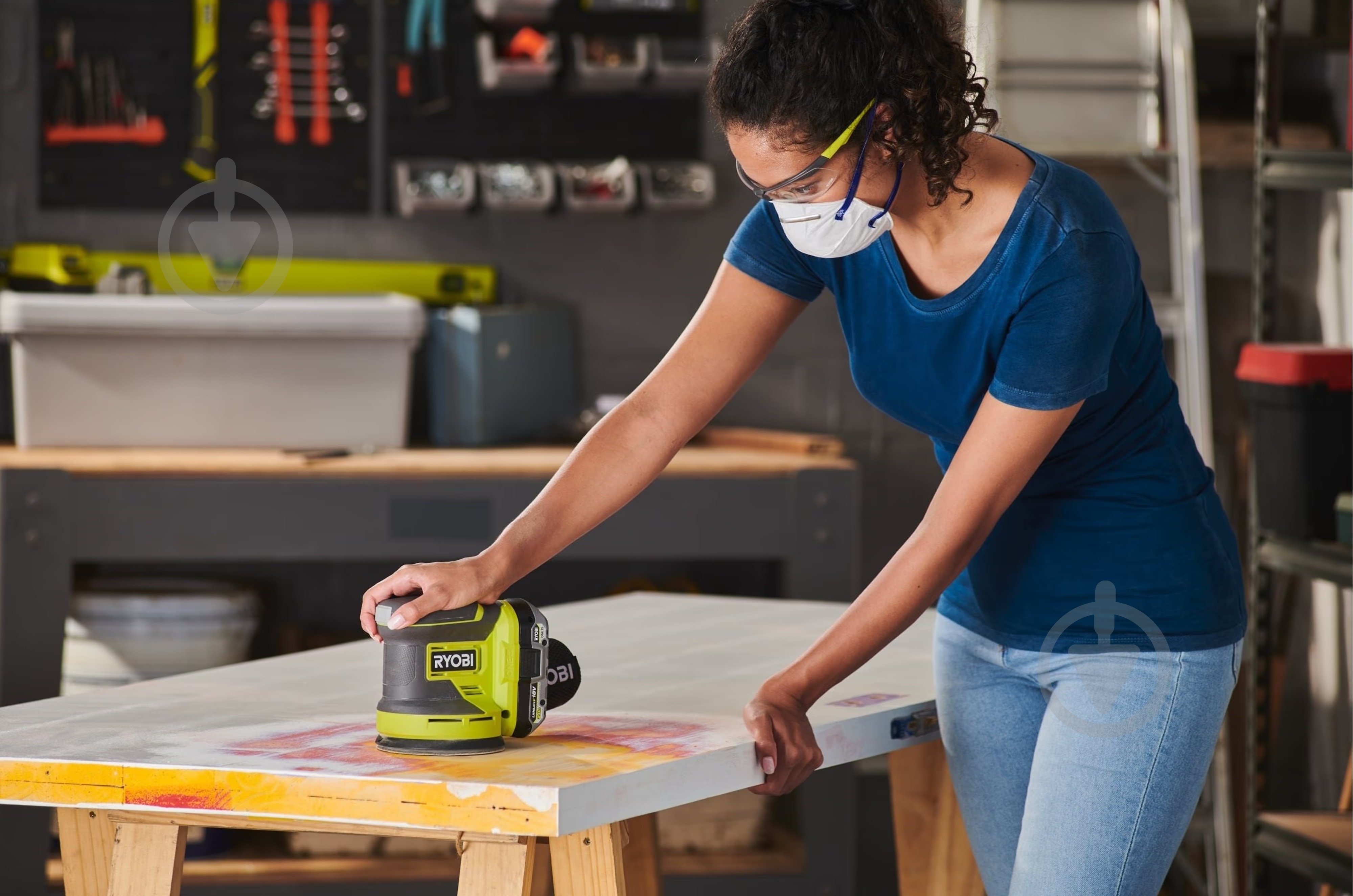 Шлифмашина эксцентриковая RYOBI ONE+ RROS18-0 - фото 6