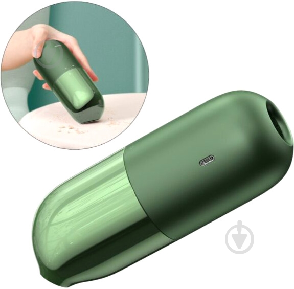 Пылесос автомобильный BASEUS C1 CLEANER GREEN - фото 4