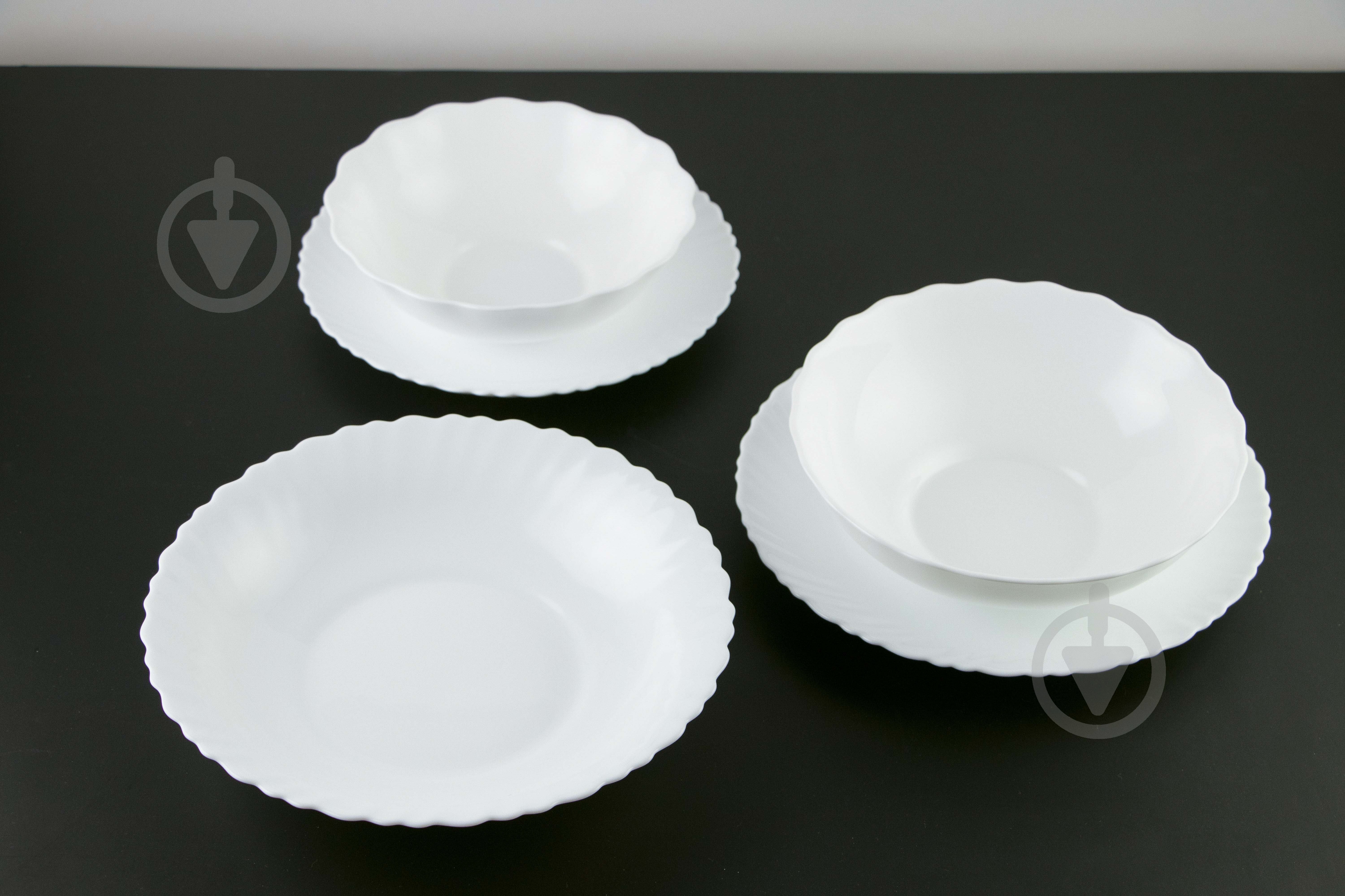 Тарелка десертная Vittora Blanco Wave 190 мм - фото 6 Тарелка десертная Vittora Blanco Wave 190 мм - фото 6