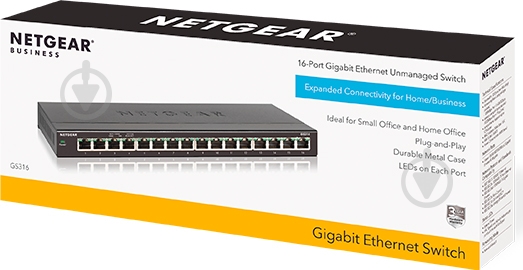 Коммутатор NETGEAR GS316-100PES - фото 5 Коммутатор NETGEAR GS316-100PES - фото 5