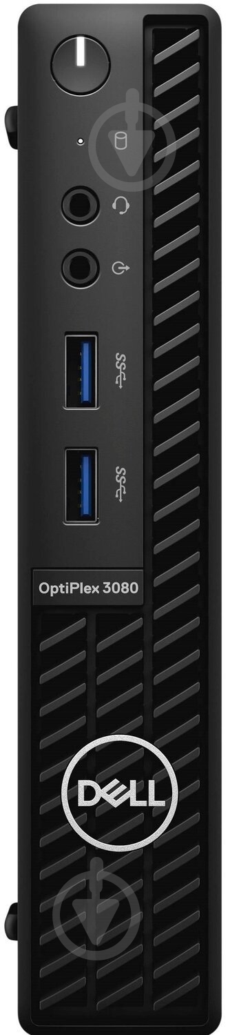 Неттоп Dell OptiPlex 3080 MFF (N011O3080MFF) black - фото 1