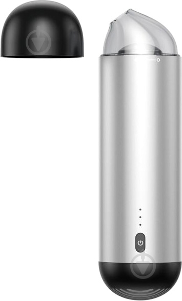 Пилосос автомобільний BASEUS CAPSULE CORDLESS VACUUM CLEANER SILVER - фото 1