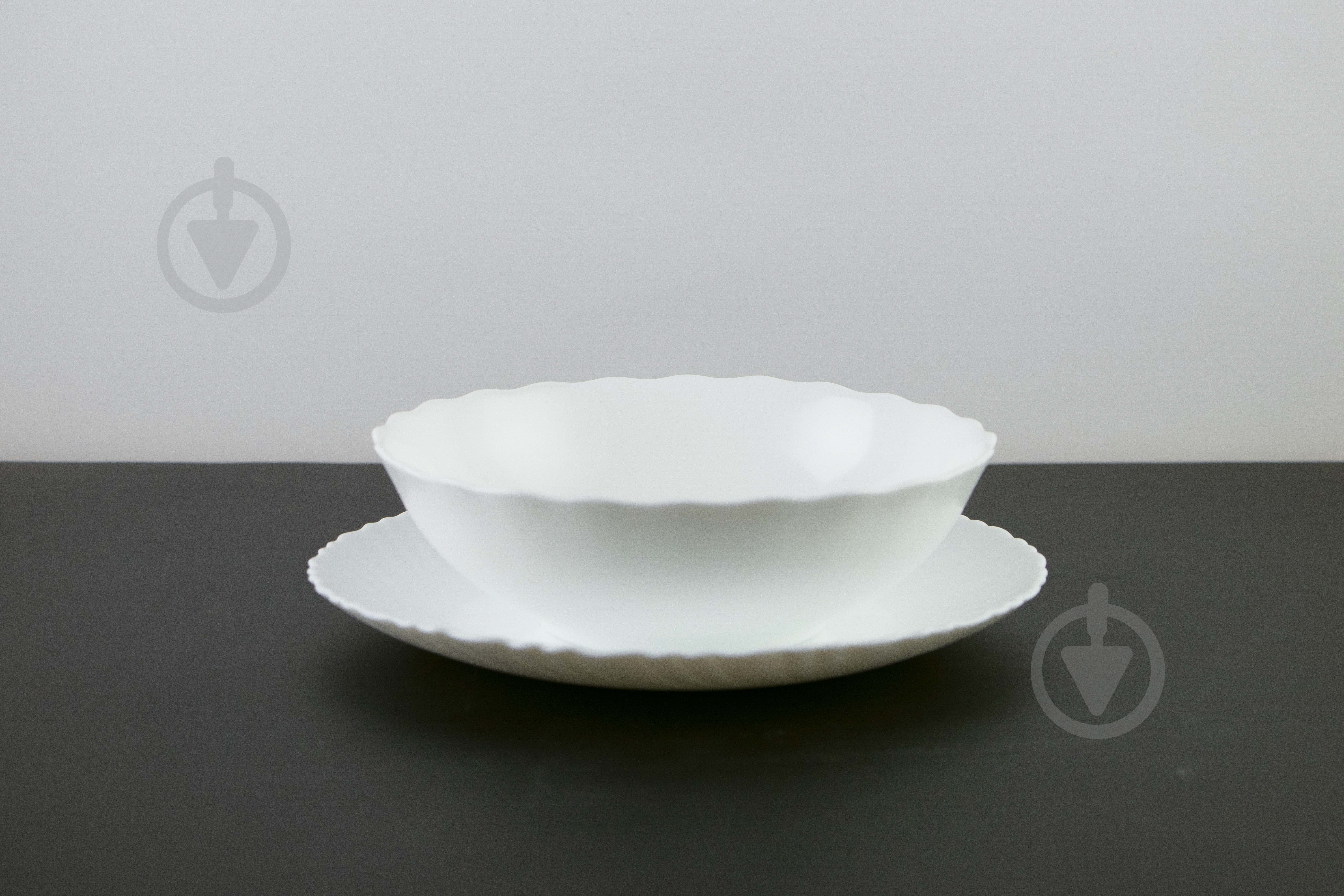 Тарелка для супа Vittora Blanco Wave 215 мм - фото 9