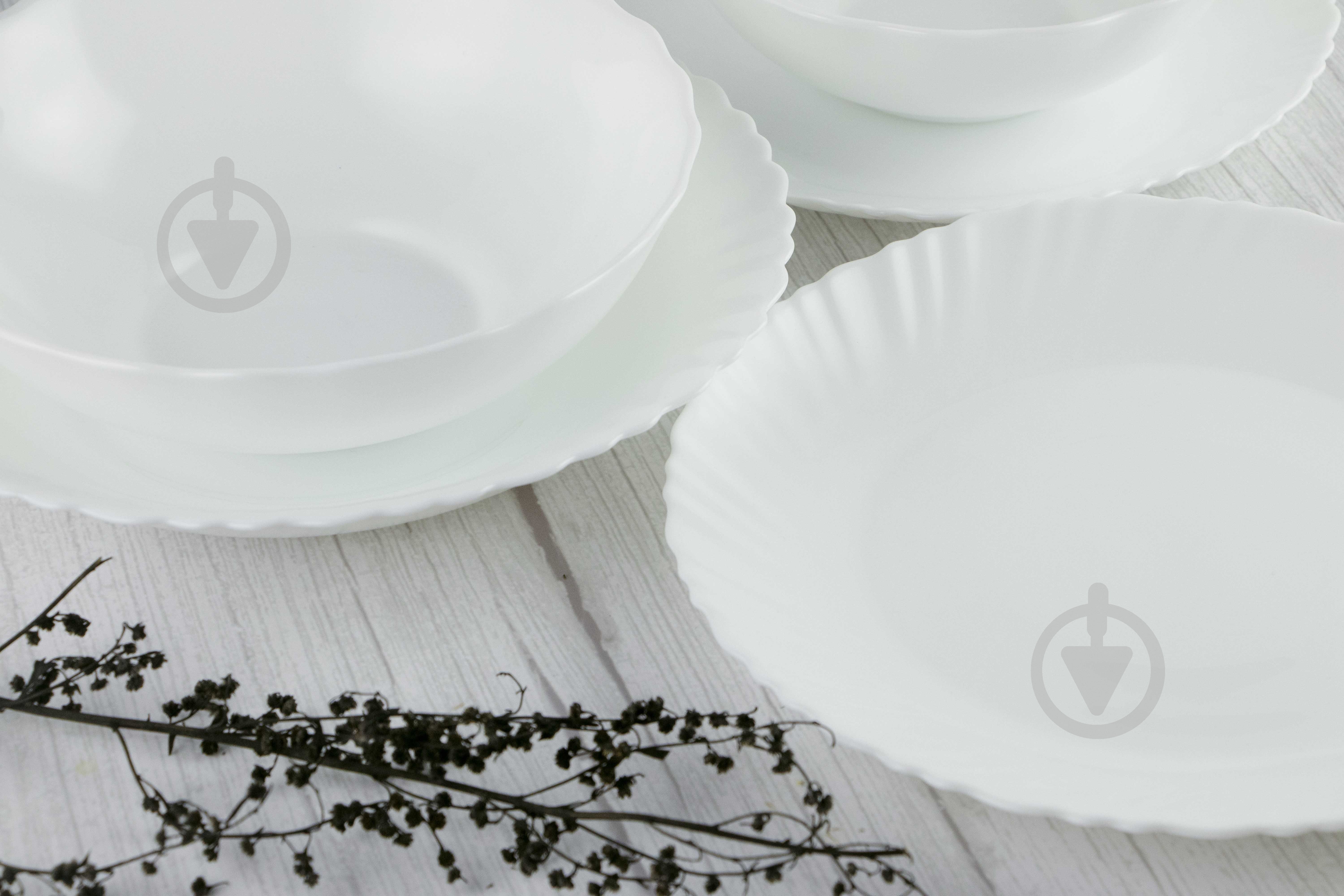 Тарелка для супа Vittora Blanco Wave 215 мм - фото 5