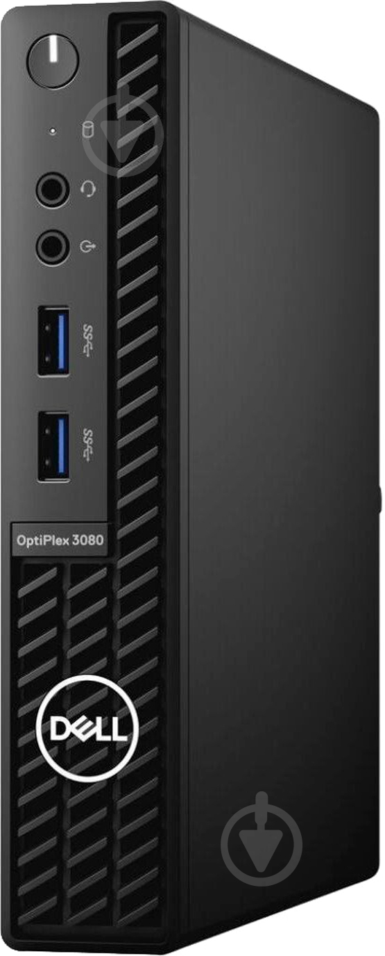 Неттоп Dell OptiPlex 3080 MFF (N021O3080MFF_UBU) black - фото 1