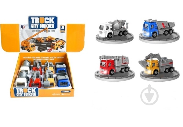 Іграшка DIY TOYS Будівельна техніка Pull-Back (CJ-4069564) 6896091 - фото 1