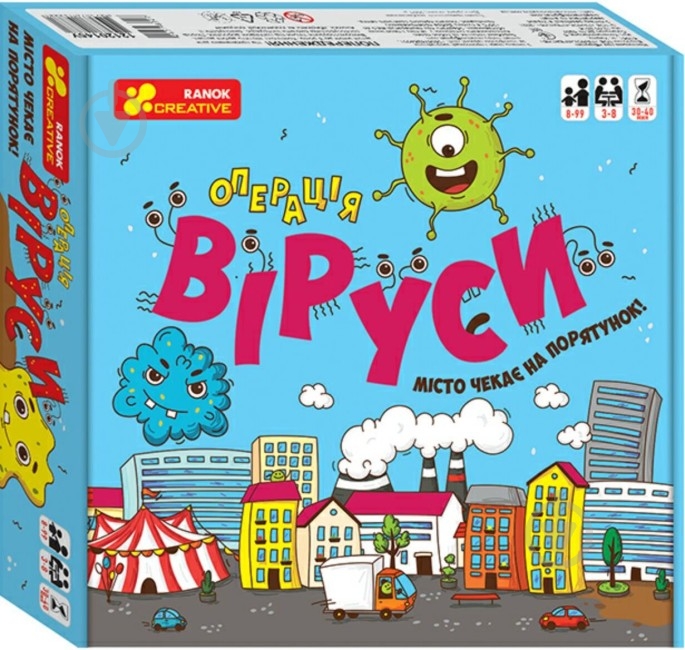 Игра настольная Ранок Операция Вирусы 431832 - фото 1