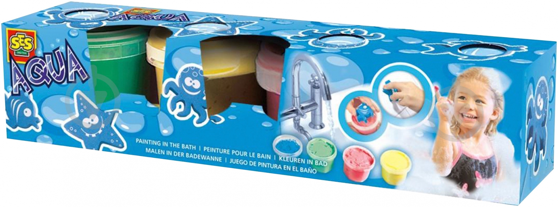 Набор SES Гуашь со штампами 13035S - фото 1 Набор SES Гуашь со штампами 13035S - фото 1