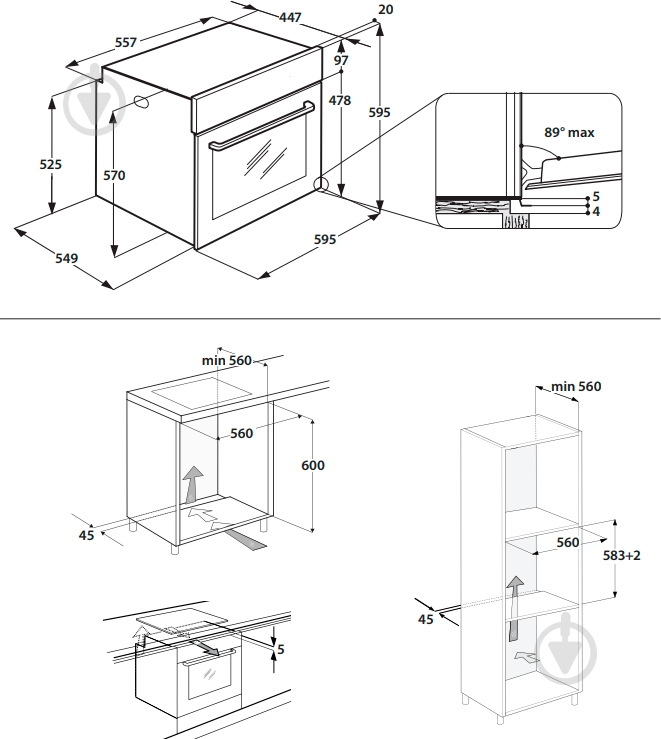 Духова шафа Indesit IGW 620 IX - фото 3