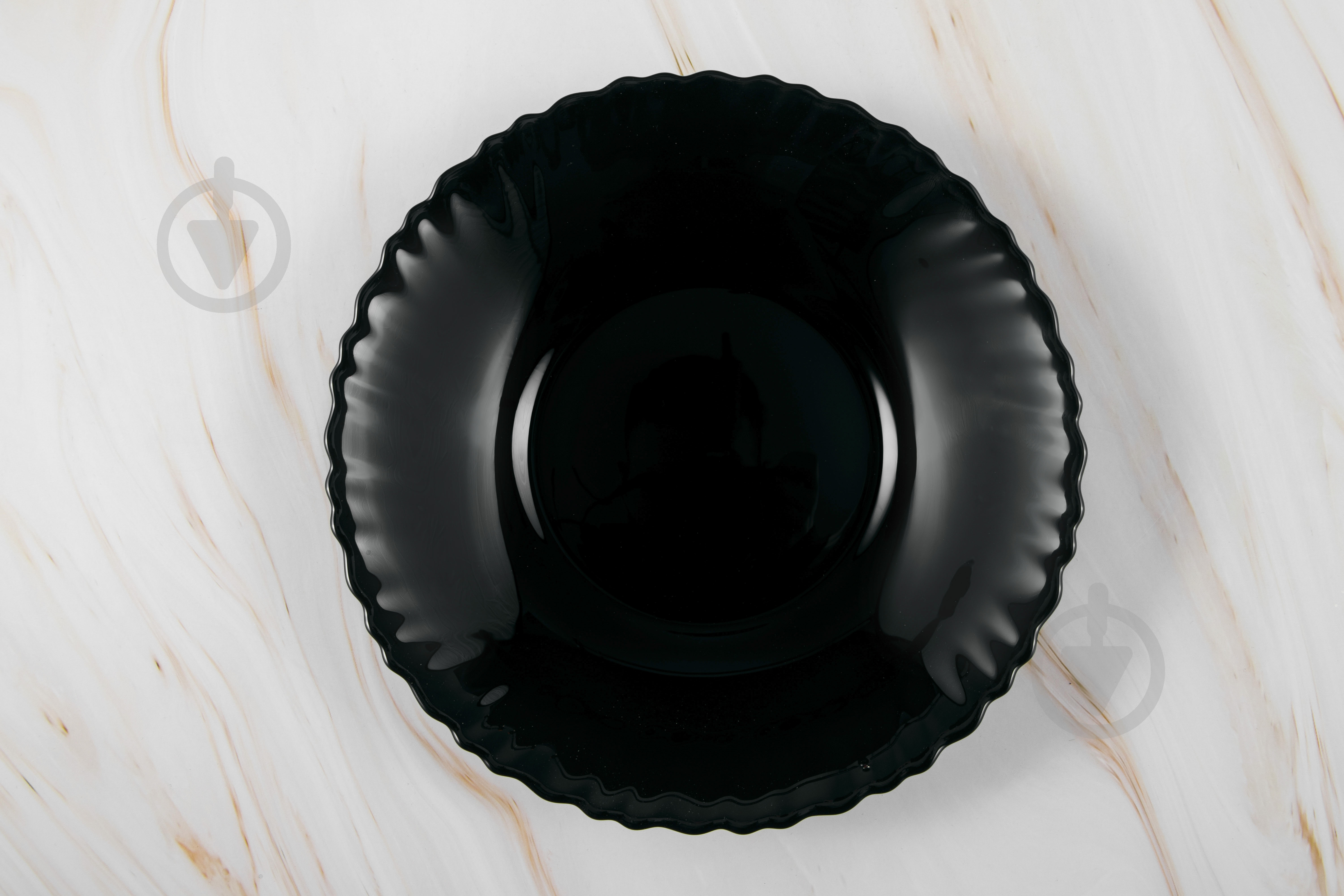 Тарілка обідня Vittora Black Wave 220 мм - фото 3