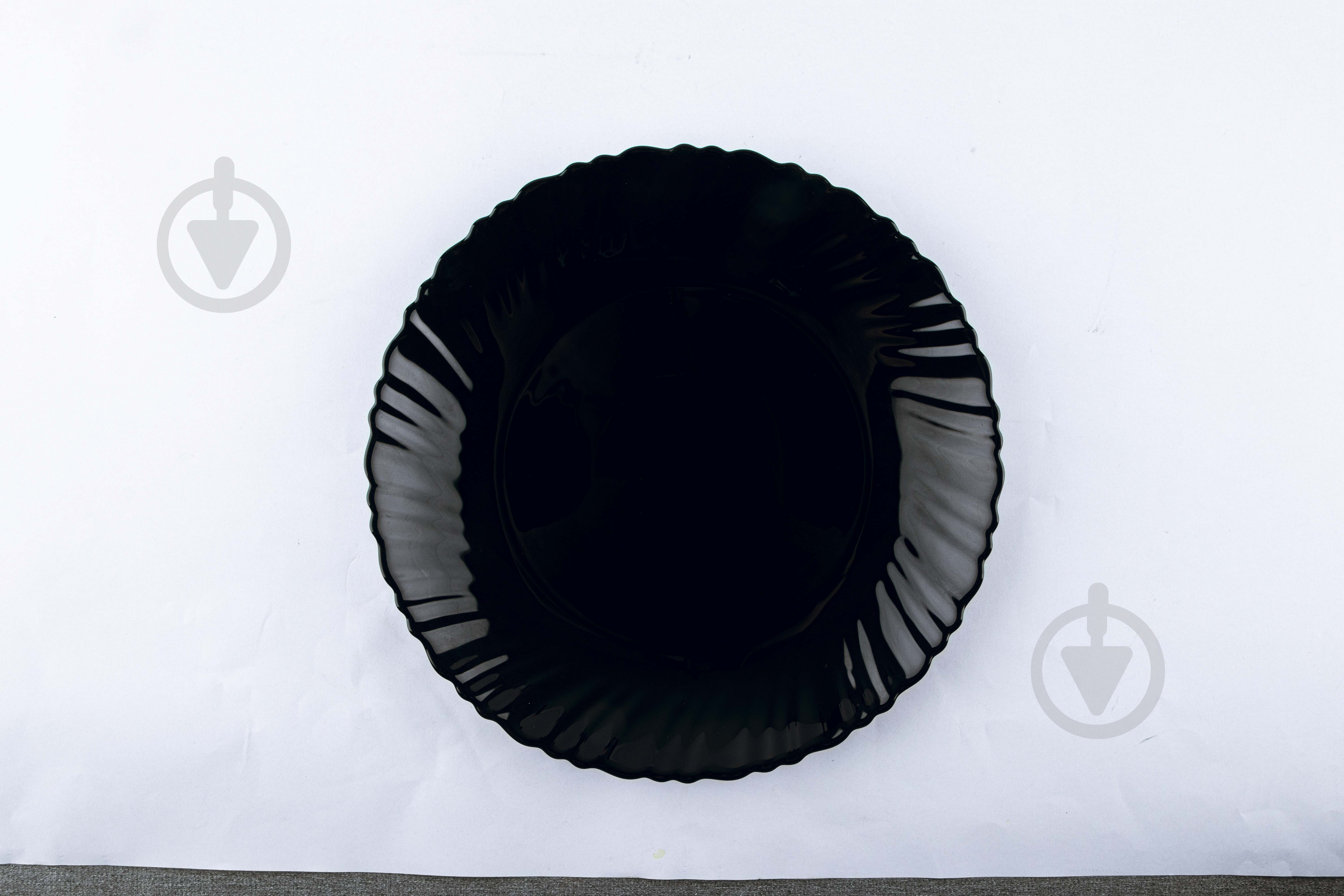 Тарілка обідня Vittora Black Wave 220 мм - фото 2