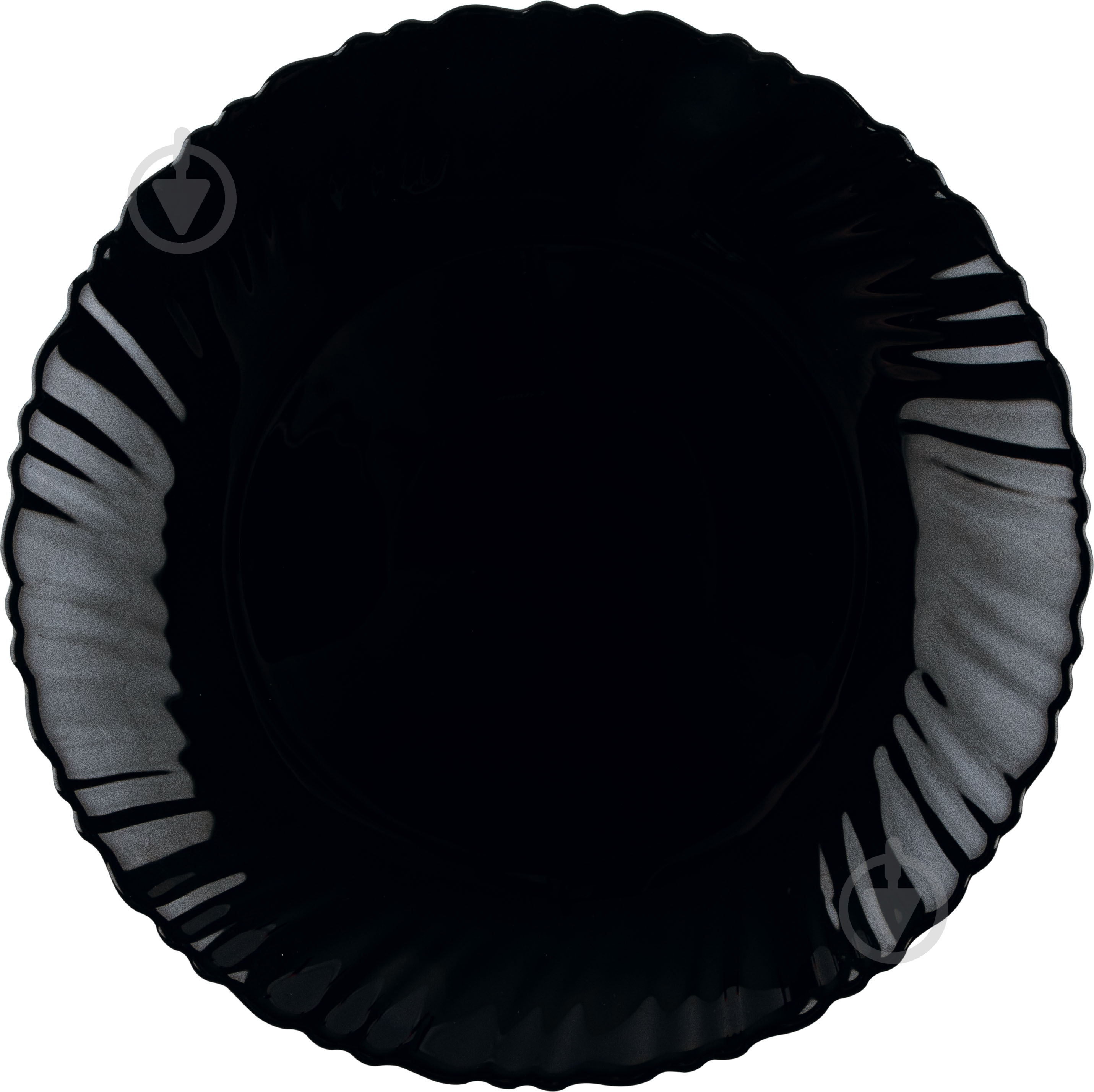 Тарілка обідня Vittora Black Wave 220 мм - фото 1