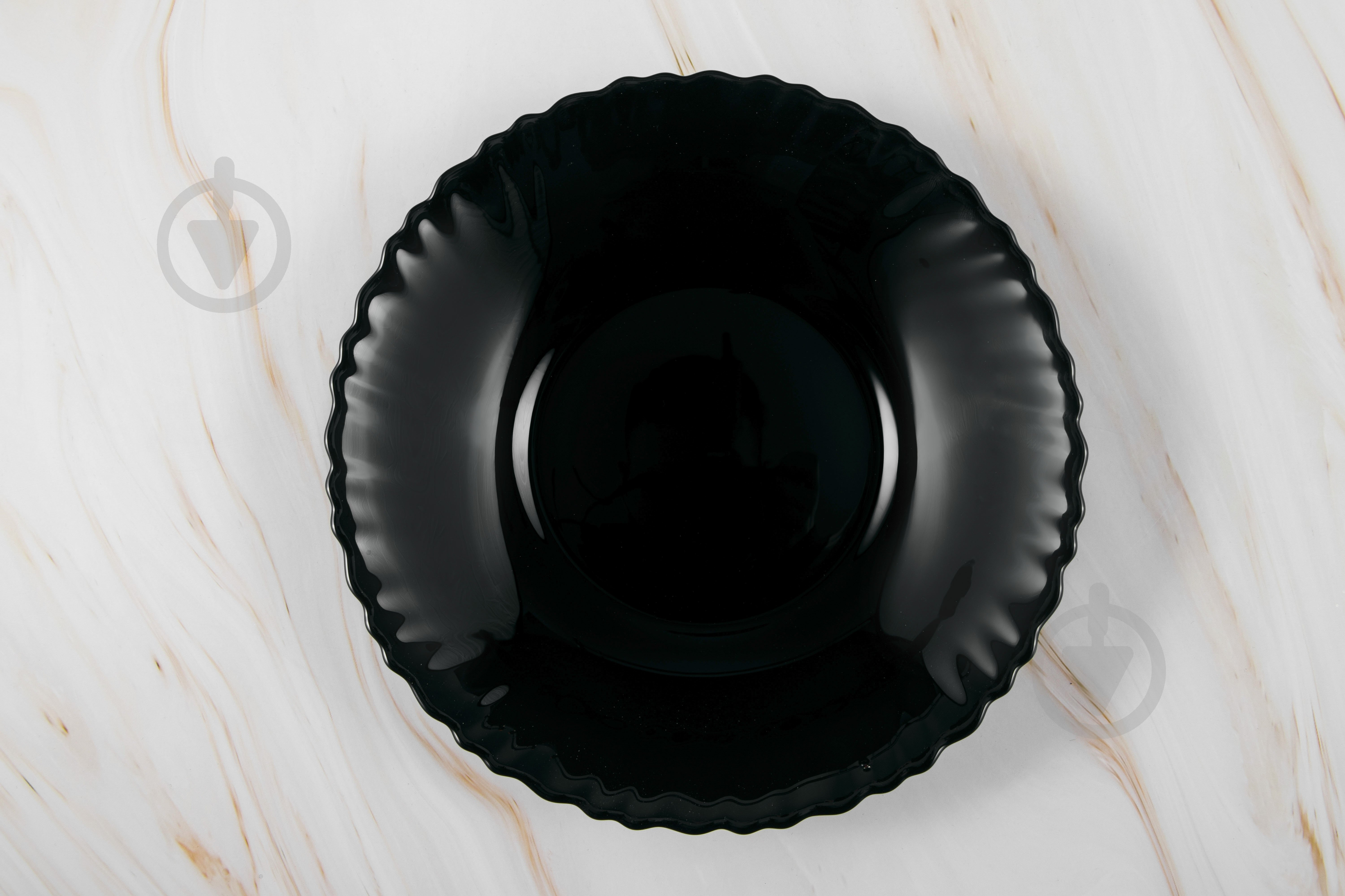 Тарелка для супа Vittora Black Wave 215 мм - фото 3