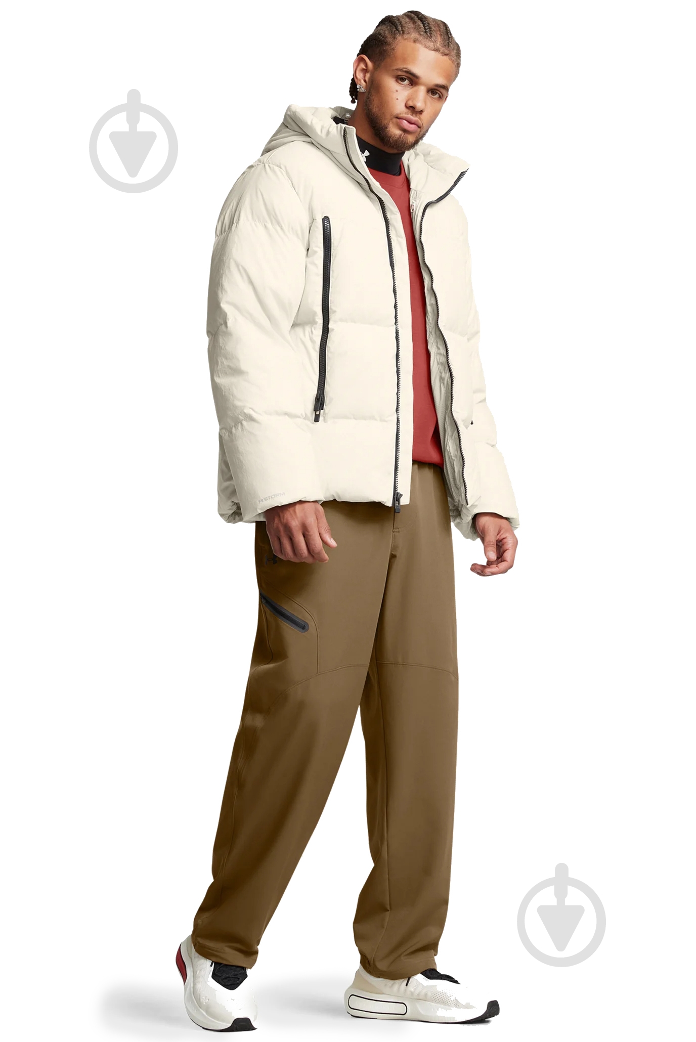 Пуховик чоловічий зимовий Under Armour LIMITLESS DOWN JACKET 1384641-110 р.XL білий - фото 4
