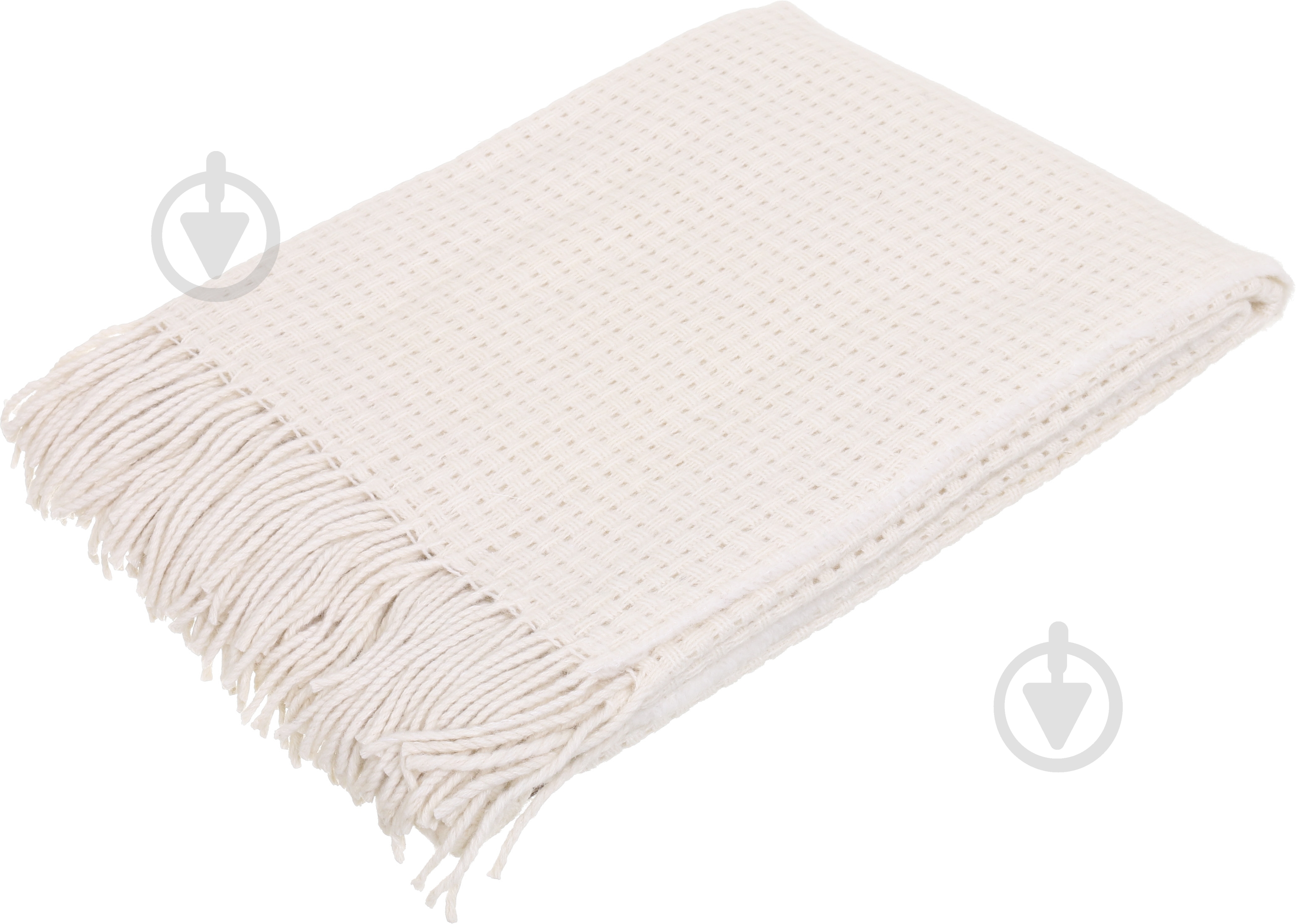 Плед Меринос 140x200 см молочный Vladi - фото 3