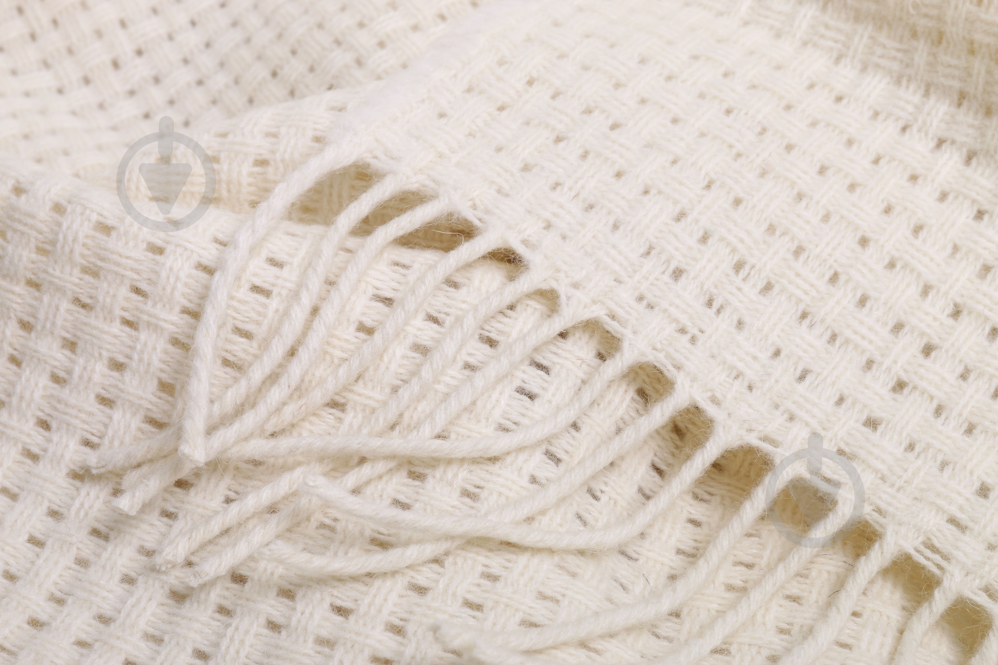 Плед Меринос 140x200 см молочный Vladi - фото 2